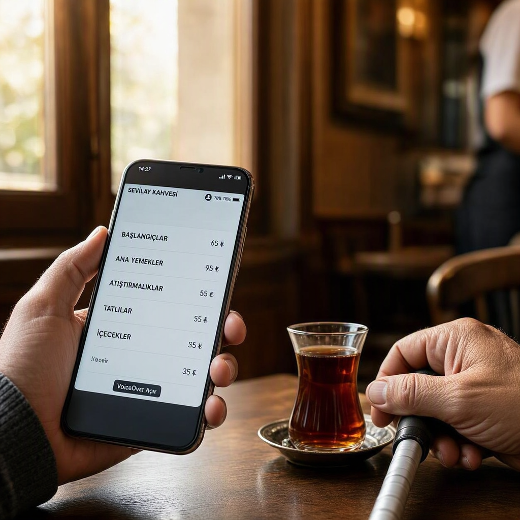QR Menüleri Görme Engelliler İçin Erişilebilir Kılmanın Pratik Adımları