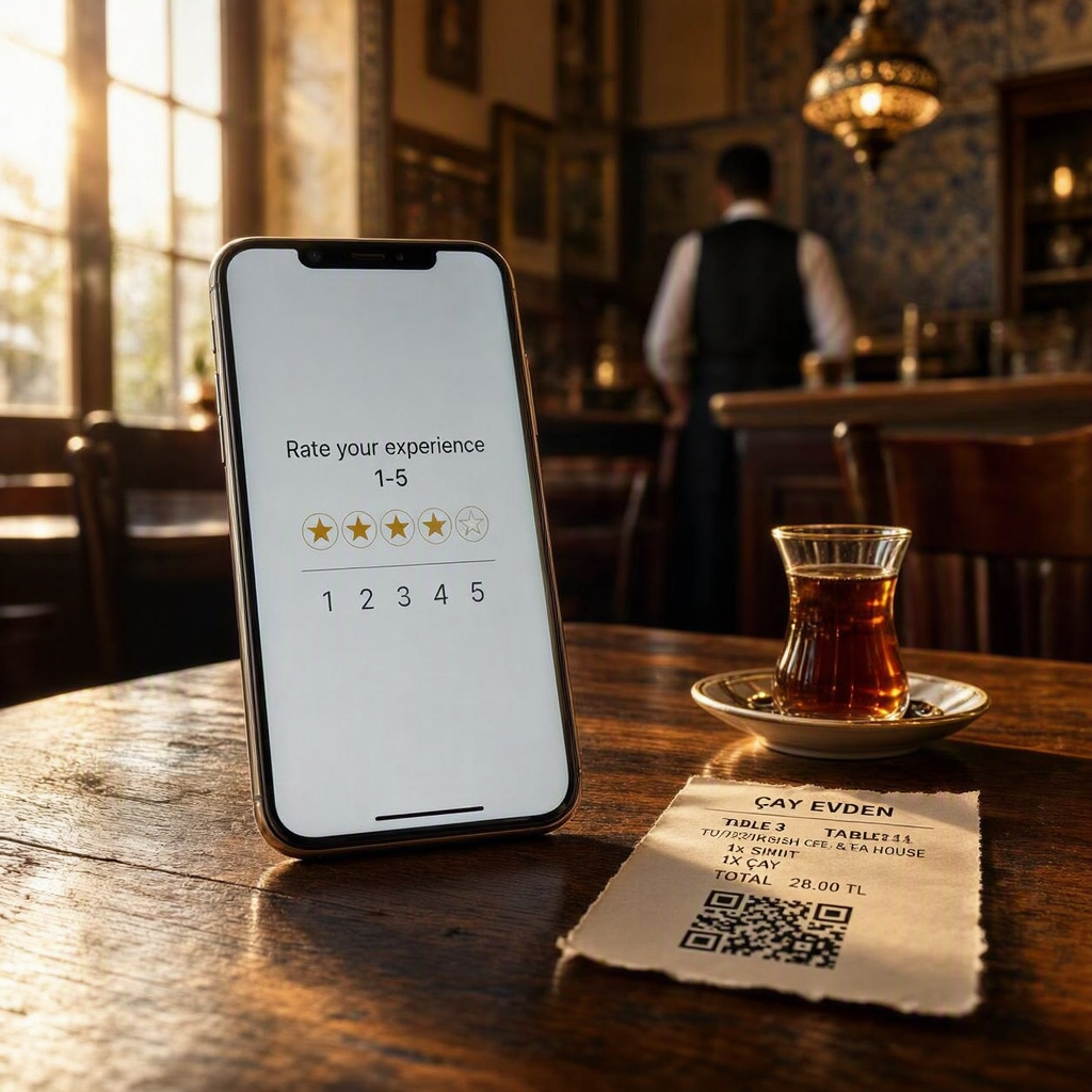 Ödeme Sonrası QR Menü ile Tek Soruluk Mikro-Anket: Müşteri Memnuniyetini Düzenli Ölçme ve Menü Kararlarına Dönüştürme