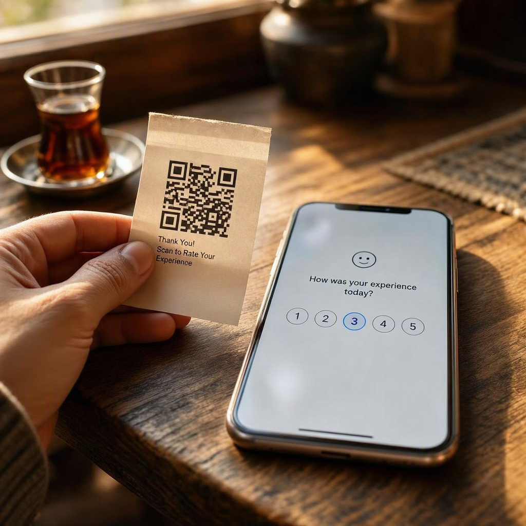 Ödeme Sonrası QR Menü ile Tek Soruluk Mikro-Anket: Müşteri Memnuniyetini Düzenli Ölçme ve Menü Kararlarına Dönüştürme